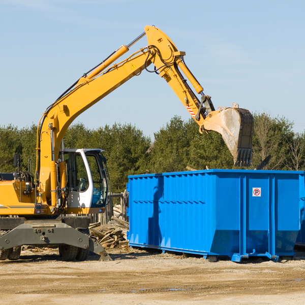 how many times can i have a residential dumpster rental emptied in Ossian Indiana